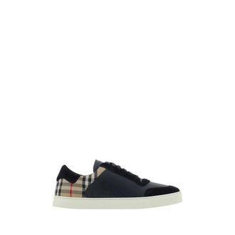 Burberry Sneakers, male, Black, Size: 7 US Stevie Sneakers with Archive Check Pattern