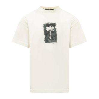 Palm Angels Uomo, Top, Bianco, L, new
