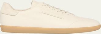 Ermenegildo Zegna Mens 232 Grained Leather Low-Top Sneakers