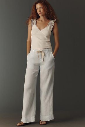 Sanctuary Lily 100% Linen Wide-Leg Pants