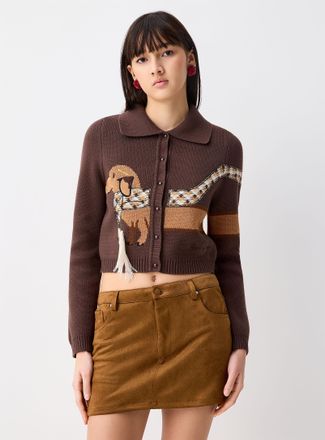 House of Sunny Womens Walk In The Park Cardigan Sweater