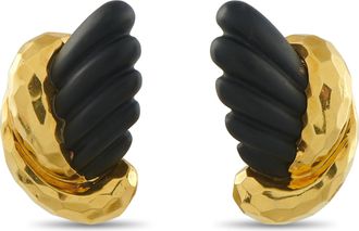 Henry Dunay 18K Yellow Gold Clip-On Earrings HD14-112125