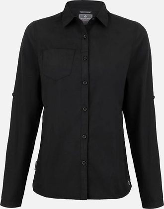 Craghoppers Womens Craghoppers Womens/Ladies Expert Kiwi Long-Sleeved Shirt - Black - Size: 10