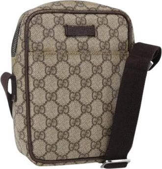 Gucci Pre-owned Cross Body Bags, female, Beige, Size: ONE SIZE Pre-owned Vintage Crossbody Bag