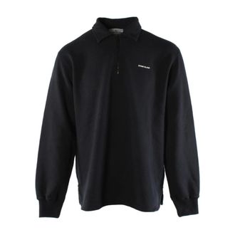 Stone Island Rondgebreide trui - Heren - Ronde hals truien - Blauw - XL - Katoen - Truien & Vesten