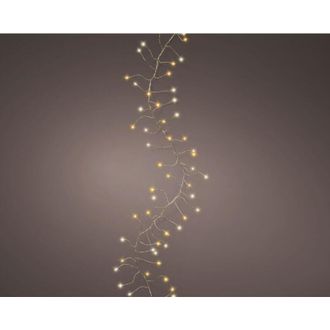 Lumineo Lumineo - Luces Compactas Para Puertas Micro Led Con 8 Funciones De Efecto Parpadeante Para Exteriores 550 Cm