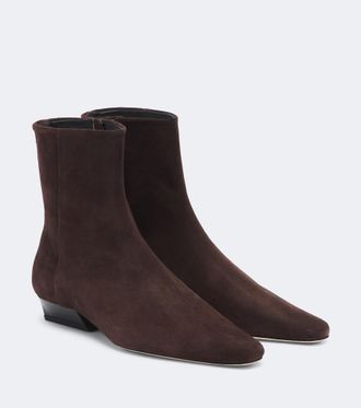 Staud Wally suede ankle boots