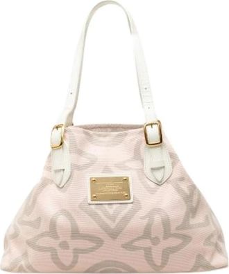 Louis Vuitton Pre-owned Tahitienne Cabas PM - Dames - Vintage Schoudertas - Roze - ONE Size - Leer - Vintage