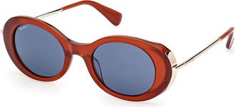 Max Mara MM0080 68V Womens Sunglasses Red Size 51