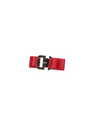 Ferragamo Womens Accessories Red Calf Leather
