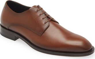 BOSS Derreck Plain Toe Derby in Brown at Nordstrom, Size 11.5Us