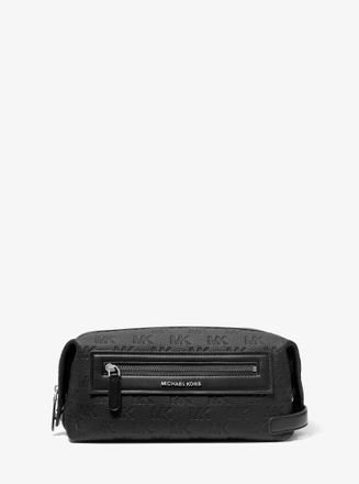 Michael Kors Jet Set Logo Embossed Leather Travel Kit