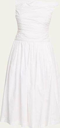 Cara Cara Zora A-Line Poplin Midi Dress