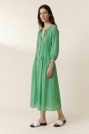 Leon & Harper Roudy Dress In Green