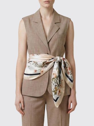 Liu Jo Single-Breasted Tailored Vest with Foulard