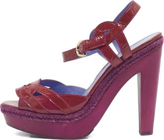 Sergio Rossi Sandali 1197048 con plateau - Rosso