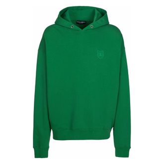 Dolce & Gabbana Sweater - Heren - Sweatshirts & Hoodies - Groen - Maat: XL Katoen