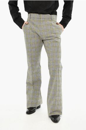Dsquared2 Pantaloni BOB FIT A Quadri District con Passanti taglia 52