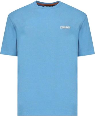 Napapijri S-Tee SS - - Tops - Uomo - Blu - S