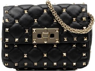 Valentino Pre-owned Valentino Nappa Rockstud Spike Crossbody Ladies 5P5JERTWLSPB4NAH