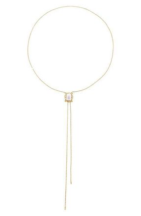 Petit Moments Viva Bolo Necklace in Gold/Pearl at Nordstrom