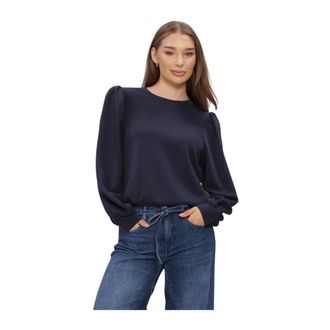 Minus Overhemden, Dames, Blauw, XL, Polyester, MSLevina T-shirt