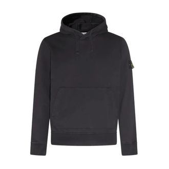 Stone Island Hoodies, male, Black, Size: S Felpa V0029