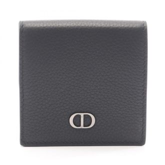 Dior Black Leather Coin Purse/Coin Case (Pre-Owned)