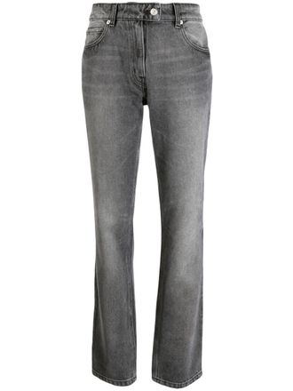 Courr&egrave;ges straight-leg cotton jeans - Black