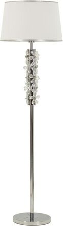 Mauro Ferretti Flor L&aacute;mpara De Pie Plateado Cm &Oslash; 45x157