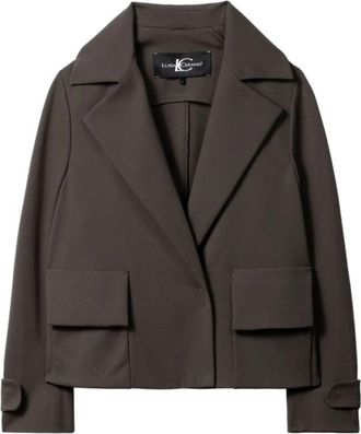 Luisa Cerano Blazer - Dames - Blazers - Grijs - S - Jassen