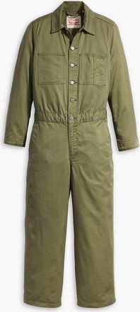 Levi's Womens Olive Night Iconic Jumpsuit - Green - Size X-Small
