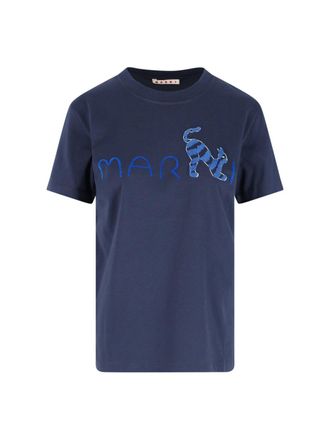 Marni T-Shirt Logo Animal Aphabet