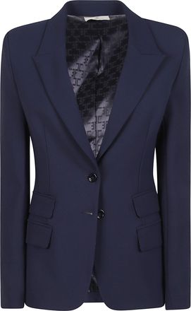Elisabetta Franchi Tailored Polyester-Blend Long-Sleeve Jacket