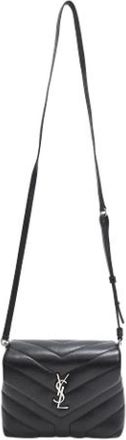 Saint Laurent Pre-owned Loulou Toy Crossbody Bag - Dames - Vintage Schoudertas - Zwart - ONE Size - Leer - Vintage