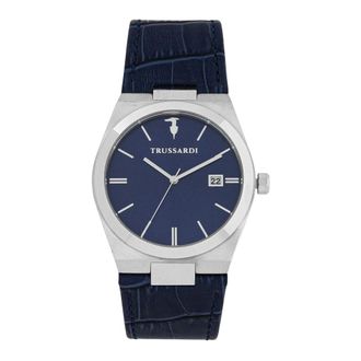 Trussardi Accessoires, Heren, Blauw, ONE Size, Watches