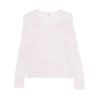 Aspesi V-neck Knitwear, female, Pink, Size: 2XS V-neck Knitwear