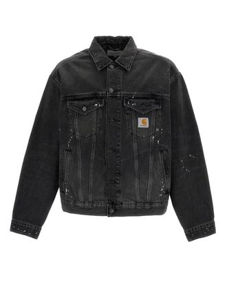 Carhartt Work in Progress Black Shirt Collar Jackets