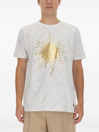 Vivienne Westwood sun-motif printed T-shirt - men - Cotton - M - White