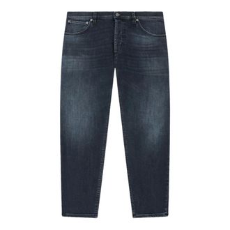 Dondup Jeans, Heren, Blauw, W33, Slim-fit Jeans