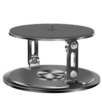 OEM Soporte De Escritorio Para Proyector, Con &Aacute;ngulo Ajustable Y Tornillo De 1/4 De Pulgada, Bandeja Giratoria De 360&deg; De Color Negro Para Proyector, Idea
