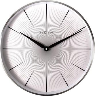 NeXtime Wall clock - NeXtime - 2 Seconds - &Oslash; 40 cm - Metal - White