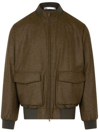 Boglioli wool bomber jacket - Green