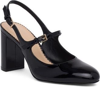 Cinq &agrave; Sept Lola Mary Jane Slingback Sandal in Black at Nordstrom, Size 9.5Us