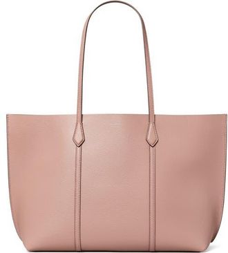 Tory Burch Perry Triple Compartment Leather Tote in Light Mauve at Nordstrom
