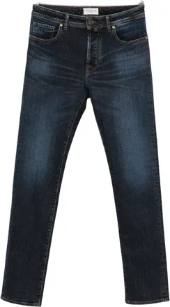 Jacob Cohen Slim Fit Jeans With Distinctive Logo Patch And Classic Design