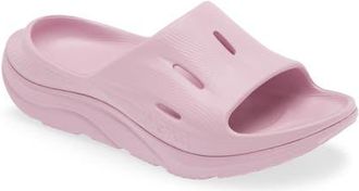 Hoka One One Ora Recovery Slide 3 Sandal in Pink Twilight /Pink Twilight at Nordstrom, Size 11 Womens