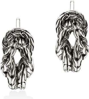 John Hardy Love Knot Hoop Earring, Sterling Silver, 13MM EB98782
