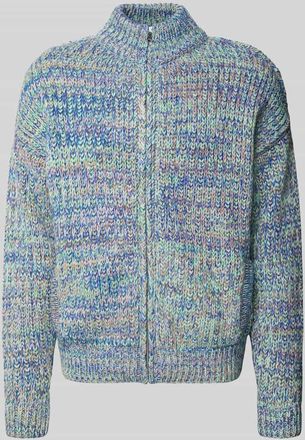 Armedangels Armedangels Relaxed Fit Strickjacke aus Baumwoll-Woll-Mix mit Viskose-Anteil Modell UN-WASTED in Tuerkis, Gr&ouml;&szlig;e XXL