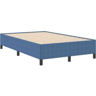 vidaXL Bed Frame Blue 120 x 200 cm Corduroy fabric Vidaxl